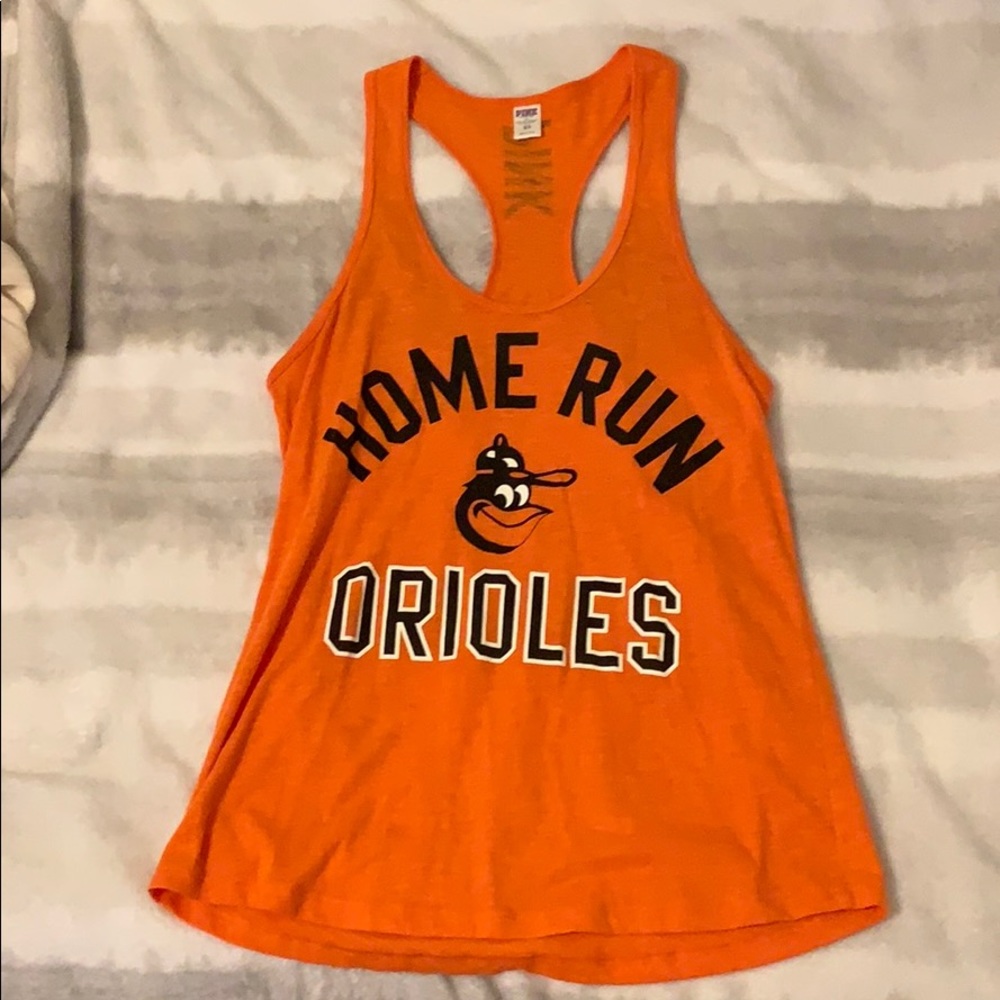 PINK Victoria’s Secret Orioles Racerback Tank